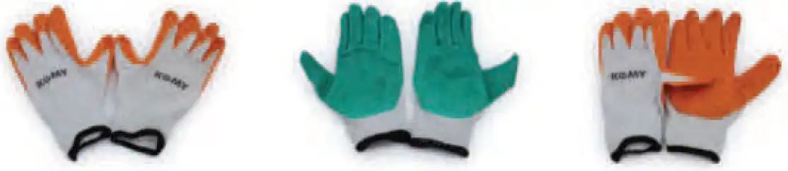 PLAIN LATEX COATED KNIT GLOVES KMLG50PL